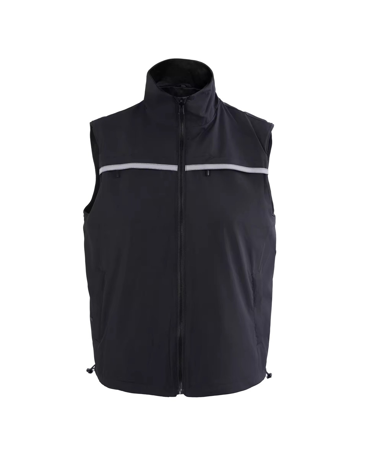Black Reversible Reflective Stab-Resistant Vest