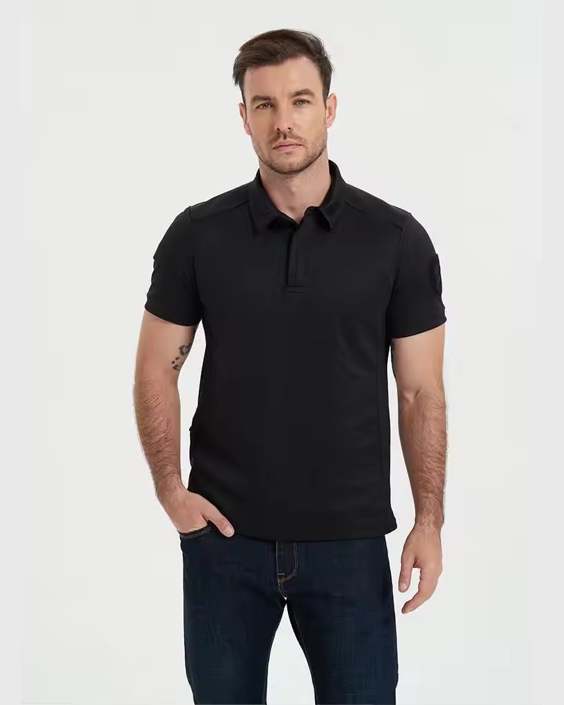 Sturdyarmor Short Sleeve Anti-Stab Anti-Cut Protective Polo Shirt